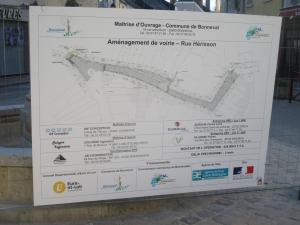 Panneau de chantier Bonneval