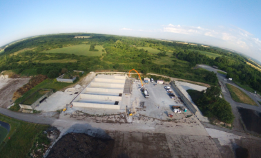 Travaux centre de compostage de Saint-Jean-d’Angély
